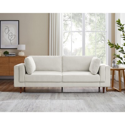 MINIMORE Modern Style 85''W Lassie 3Seater Square Arm Sofa