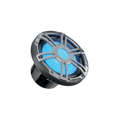 Hertz HMS 10 S2-LD-G - 10" 2-Ohm Marine Subwoofer with RGB LEDs, Gray Sport Grille