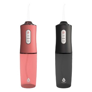 Him’s and Her’s – Pursonic USB Rechargeable Water Flossers (Black & Pink) - 1 of 3