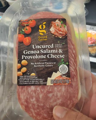 Uncured Genoa Salami And Provolone Cheese - 6oz - Good & Gather™ : Target