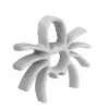 O'Creme Cast-Aluminum Rosette Iron Mold, Spider - 3 of 3