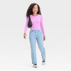 Girls' Long Sleeve Ribbed Seamless T-Shirt - art class™ - 3 of 3