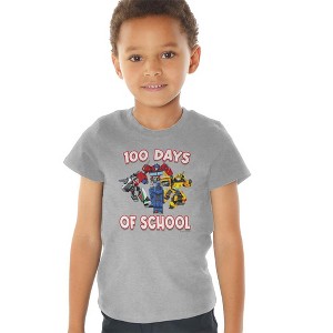 Toddler Boys' Transformers 100 Days of School T-Shirt - 1 of 4