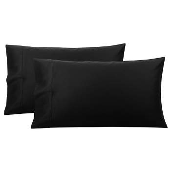 PiccoCasa Hotel Bedroom Soft Cotton Envelope Closure Pillowcases Set of 2