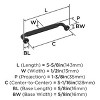 Amerock Cowrie Pull for Cabinets, Drawers, and Furniture - 3 of 4