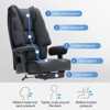 Efomao Big and Tall Office Chair 400lbs, PU Leather High Back Executive Office Chair with Footrest - 3 of 4