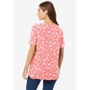 Woman Within Plus Size Perfect Printed Short-Sleeve Crewneck Tee - 3 of 4