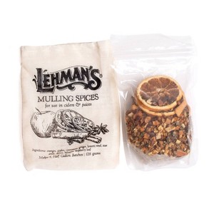 Lehman's Mulling Spices for Hot Cider and Other Brews, Makes 5 x Half Gallon Batches in 30 Minutes on Stovetop - 1 of 3