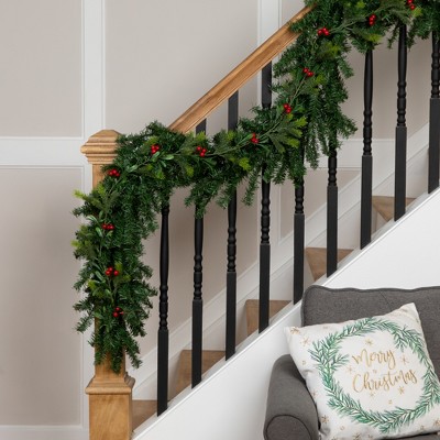 9' Green Pine Artificial Christmas Garland