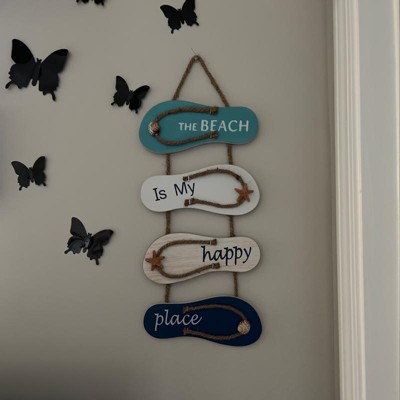 Beach House Rules Juvale Flip Flop Beach Wall Sign Cute