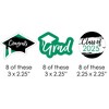 Big Dot of Happiness Green 2025 Graduation Party - DIY Shaped Cut-Outs - 24 Count - 2 of 4