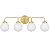 Quoizel Lighting Landry 4 - Light Vanity in  Satin Brass - 2 of 4