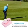 Unique Bargains Microfiber Super Absorbent Waffle Pattern Tri-Fold Golf Towels with D Hooks 4 Pcs 20"x16" - 4 of 4