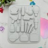 Unique Bargains Chocolate Mould 17-Cavity Cosmetic Tool Candy Mould Hand Wash 7.48"x6.3"x0.59" 1 Pc - 2 of 4