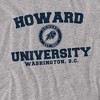 Howard University Official Circle Logo Adult T-Shirt, Athletic Heather - image 2 of 4