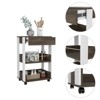 SEVOBAL Kitchen Carts and Islands Space-Smart Clutter-Free Corner Organizer with Drawer Shelves for Living Space, White Walnut, 15.6"*22.5"*34.8" - 4 of 4
