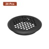 Unique Bargains Stainless Steel Dust-Proof Mesh Hole Circular Soffit Vents 20 Pcs - 3 of 4