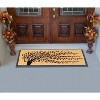 A1HC Natural Coir and Rubber Falling Leaves 18" x 48", Rubber and Coir Long Lasting Outdoor Doormat - 4 of 4