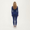 Anna-Kaci Active Women's Seamless Long Sleeve Cropped Top with Thumbhole Cuffs and Fitted Waistband - 3 of 4