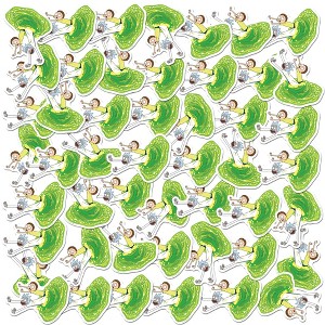 Rick & Morty Worm Hole 50ct Vinyl Large Deluxe Stickers Variety Pack - 1 of 4