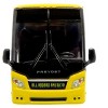 Prevost H3-45 Coach Bus "All Aboard America" Yellow with Graphics Limited Edition 1/87 (HO) Diecast Model by Iconic Replicas - 4 of 4