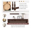 Coffee Brown- Multifunctional Console Table With 3 Drawers 1 Bottom Shelf Large Storage Space High Load Capacity Easy Assembly Entryway Hall Table - 4 of 4