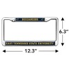 East Tennessee State Buccaneers Logo Full Size Standard License Plate Metal Frame - 4 of 4