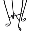 vidaXL Plant Stand Terracotta and Black Iron and Ceramic Small Durable - 4 of 4