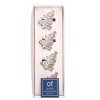 C&F Home Silver Christmas Tree Napkin Ring Set Of 4 Zinc Alloy Glamour Christmas Xmas Holiday Decor Decoration Holder For Table - 2 of 4