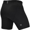 RDX SPORTS T15 Mens Black Compression Shorts, Athletic Wear, Fitness Gear, Training Apparel, High Performance, Gym Shorts, Activewear - 3 of 4