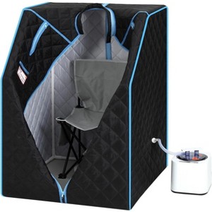 Portable Personal Steam Sauna Spa for Relaxation At Home, Home Therapeutic Sauna Blanket with Digital Display Steam Generator and Remote Control - 1 of 4