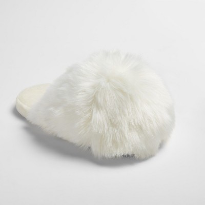 fur slippers target