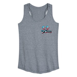 Women's - Dr. Seuss - Things Were Here Graphic Racerback Tank - 1 of 4