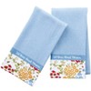 Watercolor Floral Set of 2 Hand Towels - 3 of 4