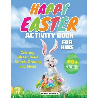 Easter Activity Book - Large Print by  Harper Hall (Paperback)