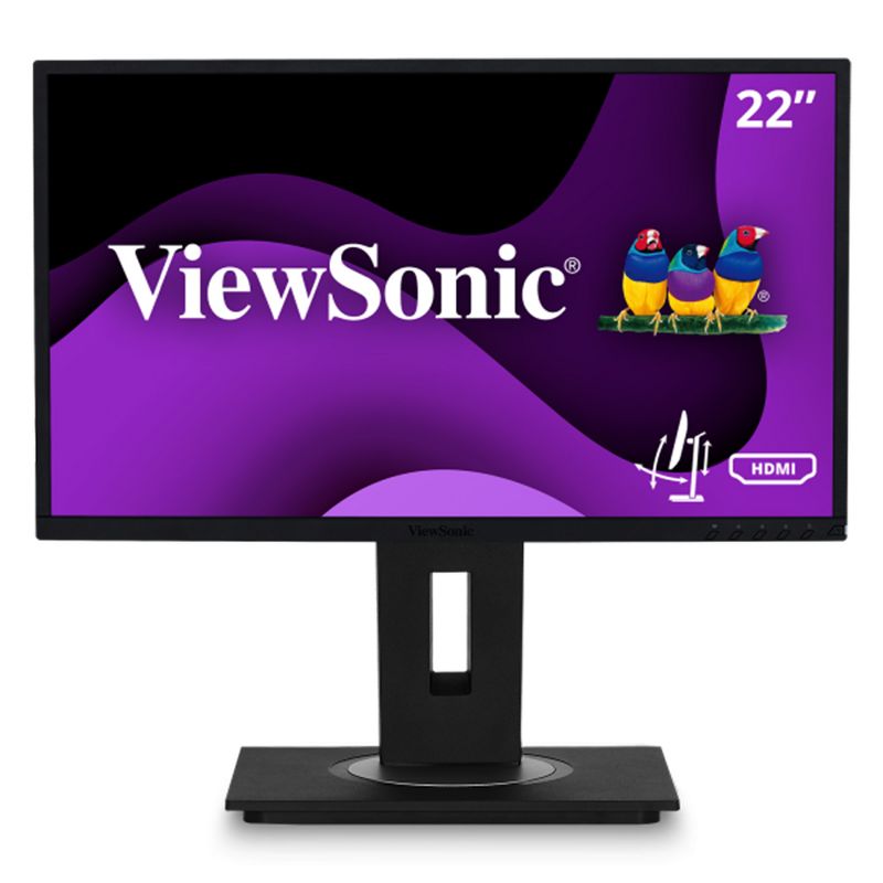 ViewSonic VG2248 22 Inch IPS 1080p Ergonomic Monitor with HDMI DisplayPort USB and 40 Degree Tilt for Home and Office, 1 of 8