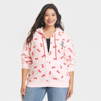 Women's Sanrio Hello Kitty And Friends Two-Tone Graphic Sweatshirt - Pink XS