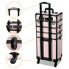 Byootique 3-Piece Makeup Train Cases Cosmetic Organizer Kit ForgetMeNo pattern - 4 of 4