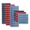 Design Imports  Heavyweight Stripe Dishtowel & Dishcloth Set 2 Piece, Starboard Stripe, Dt 18X28", Dc 13X13" - 2 of 4