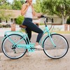 YONWAY 26 Inch Beach Cruiser Bike, Ladies City Bike, 7 Speed Cruiser Bikes with Dual V-Brake and Adjustable Seat for Women ＆ Men, - 2 of 4