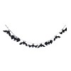 Transpac Felt Bat Banner for Fall - Spooky Banners and Garlands for Halloween Decor - 2 of 3