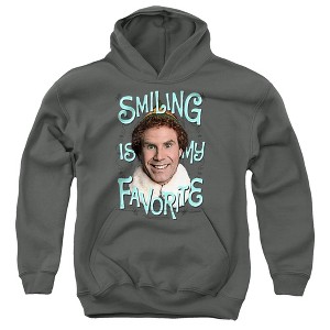 Boys’ Elf Smiling Hooded Sweatshirt - 1 of 4
