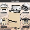 OPUX Wine Bag 2 Bottle Tote Carrier, Leakproof Portable Padded Insulated Cooler Case Travel Picnic Gifts Christmas - 4 of 4