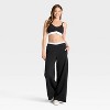 Women's French Terry Wide Leg Sweatpants - JoyLab™ - 3 of 3