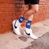 NCAA Boise State Broncos Streak Team Color Crew Socks - L - 3 of 3