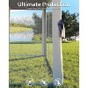 11x11 Pop-Up Gazebo Canopy Tent - Instant Outdoor Shelter with Double Roof & Mosquito Net - Includes 4 Sandbags - Sun Shade for Patio, Backyard, - 4 of 4