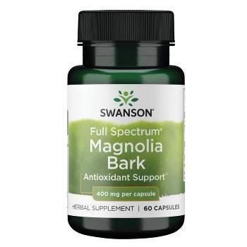 Swanson Herbal Supplements Full Spectrum Magnolia Bark 400 mg 60 Caps