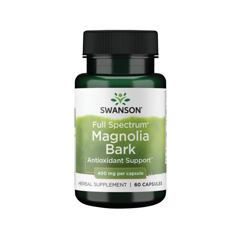 Swanson Herbal Supplements Full Spectrum Magnolia Bark 400 mg 60 Caps, 1 of 2