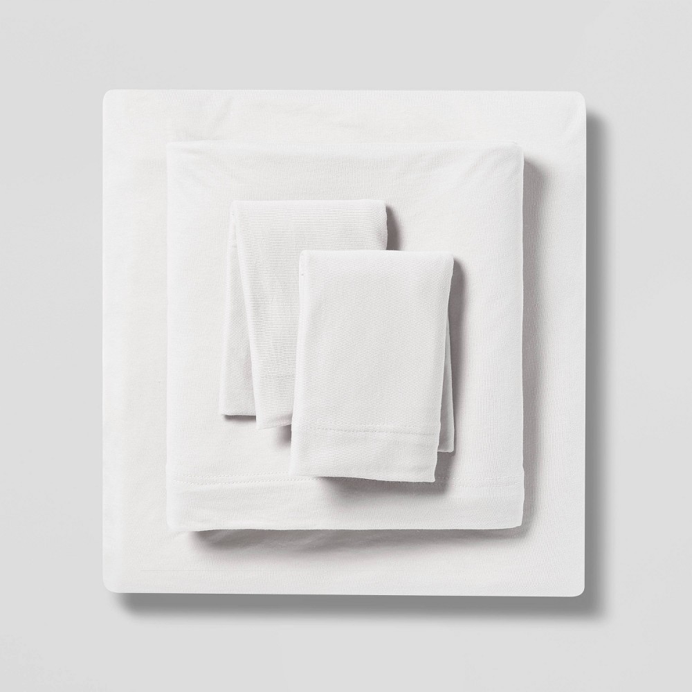 Queen Jersey Sheet Set White - Room Essentials