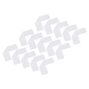 Unique Bargains L Shaped Office Table Top Location Marking Corner 15 Pcs - 1 of 4